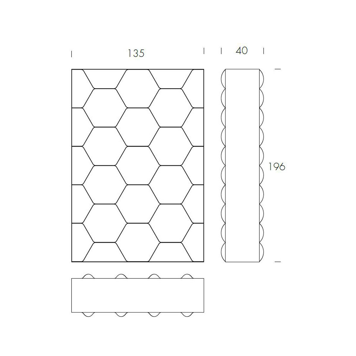 Tonin Casa - HONEYBOOK T6489S bookshelf