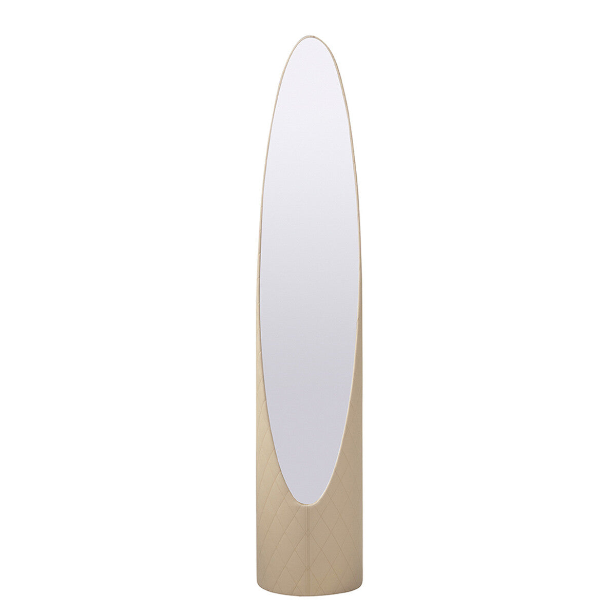 Tonin Casa - KOLONAKY ELITE T7526A Standing Mirror with Leather Cover