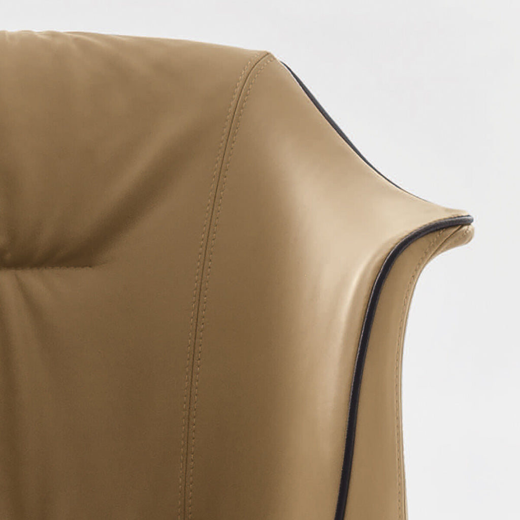 Tonin Casa - MIVIDA T7213S Armchair with Armrests Genuine Leather