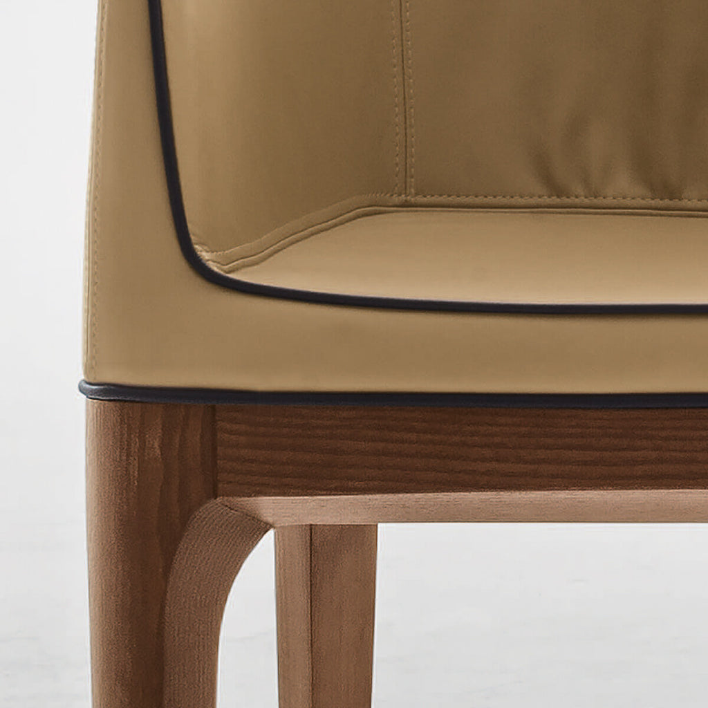 Tonin Casa - MIVIDA T7213S Armchair with Armrests Genuine Leather