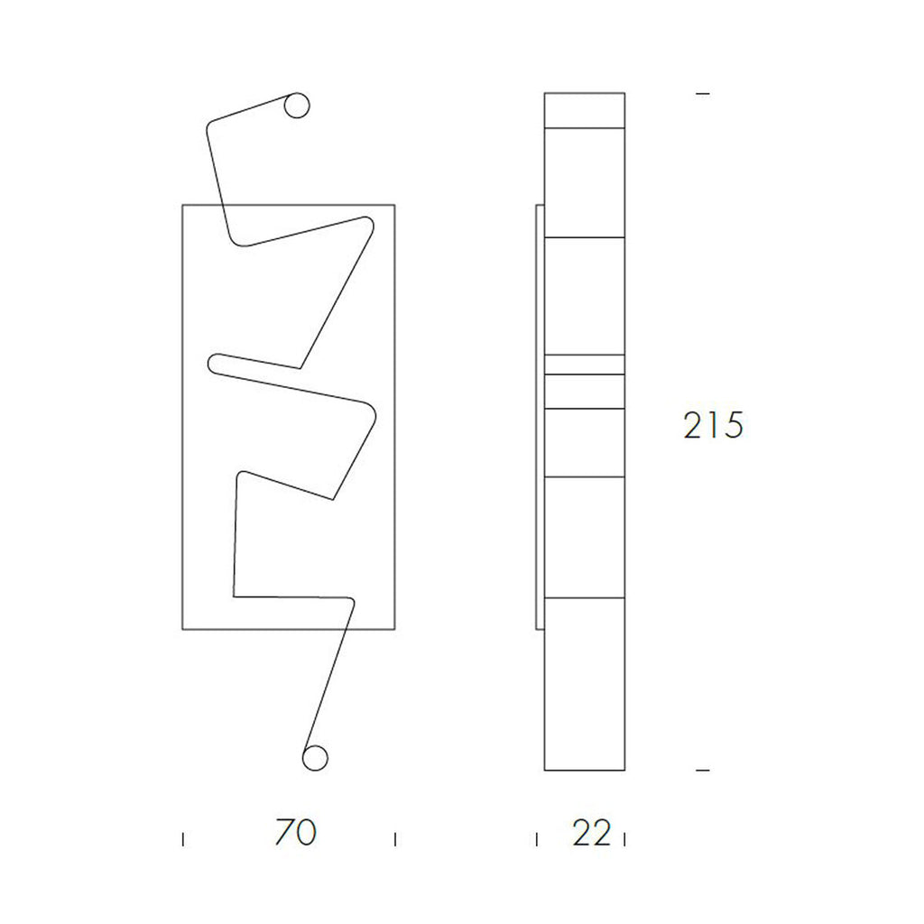 Tonin Casa - NOTA T6481S Wall Shelf