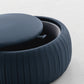 Tonin Casa - PLISSE T7335 Pouf with Storage Faux Leather