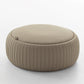 Tonin Casa - PLISSE T7335 Pouf with Storage Faux Leather