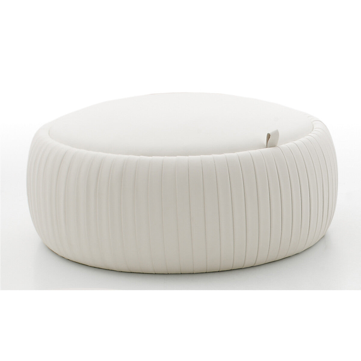 Tonin Casa - PLISSE T7335 Pouf with Storage Faux Leather