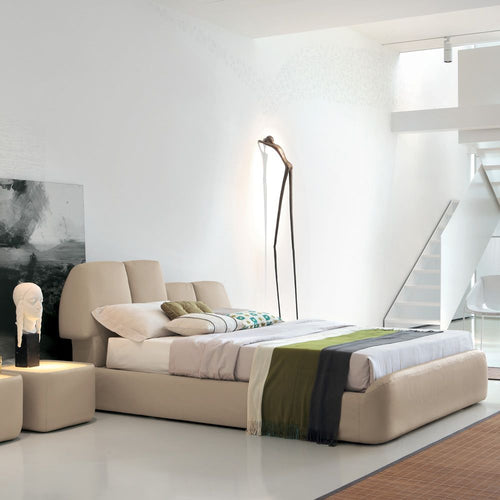 Tonin Casa - Bed Tuny Leather with Adjustable Headboard