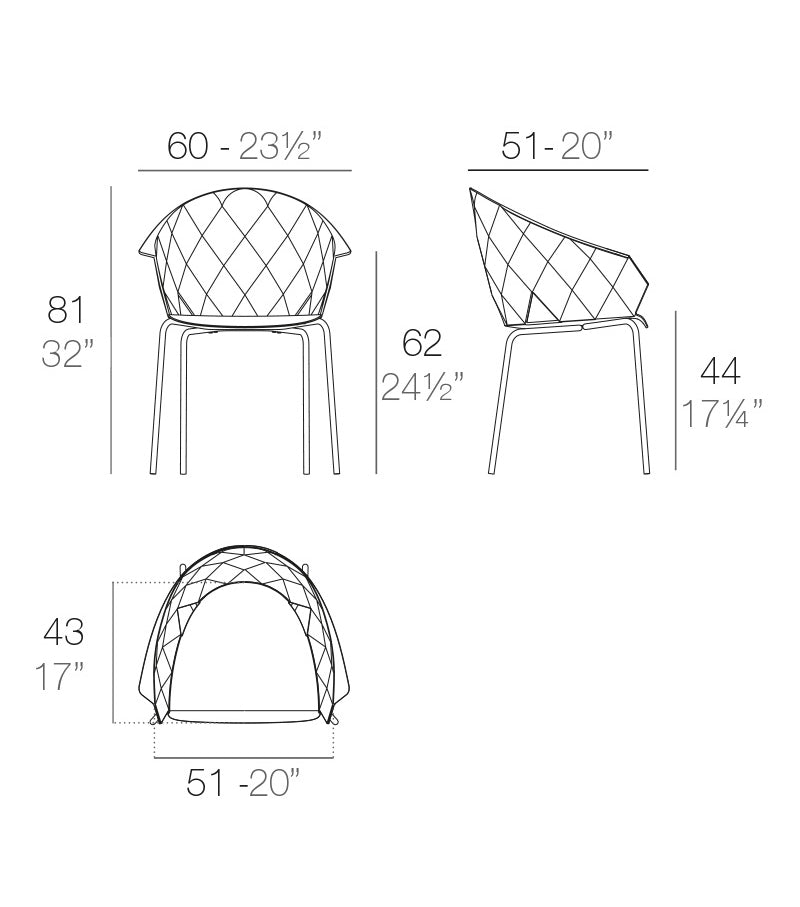 Vondom - Set of 2 Wing Chairs