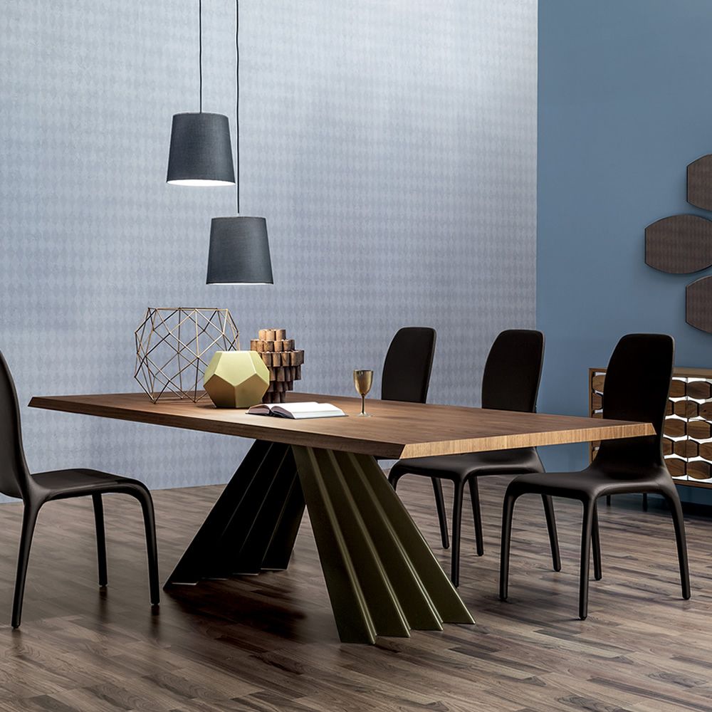 Tonin Casa - Ventaglio-L 8011 Dining Table Walnut