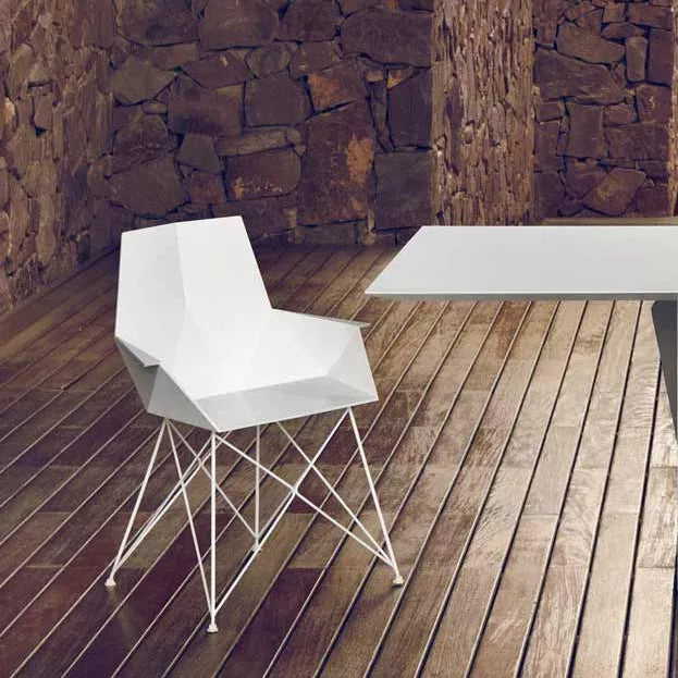 Vondom - Set of 4 Faz Armchairs Stainless Steel Legs