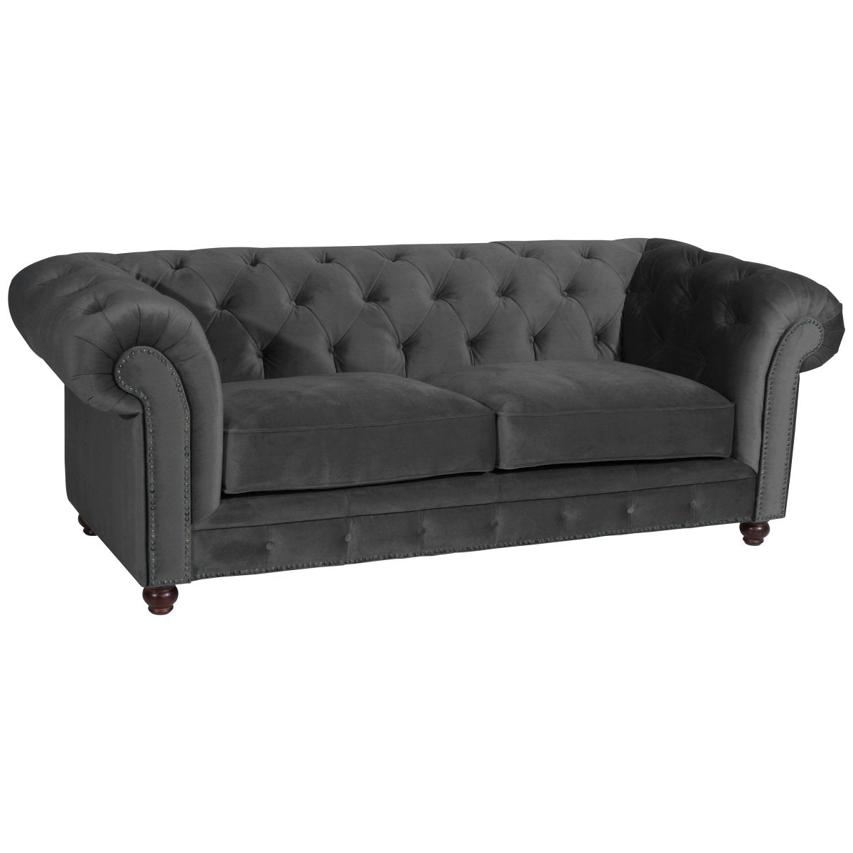 Max Winzer - 2,5-Sitzer Sofa Orleans Samtvelour in 8 Farben