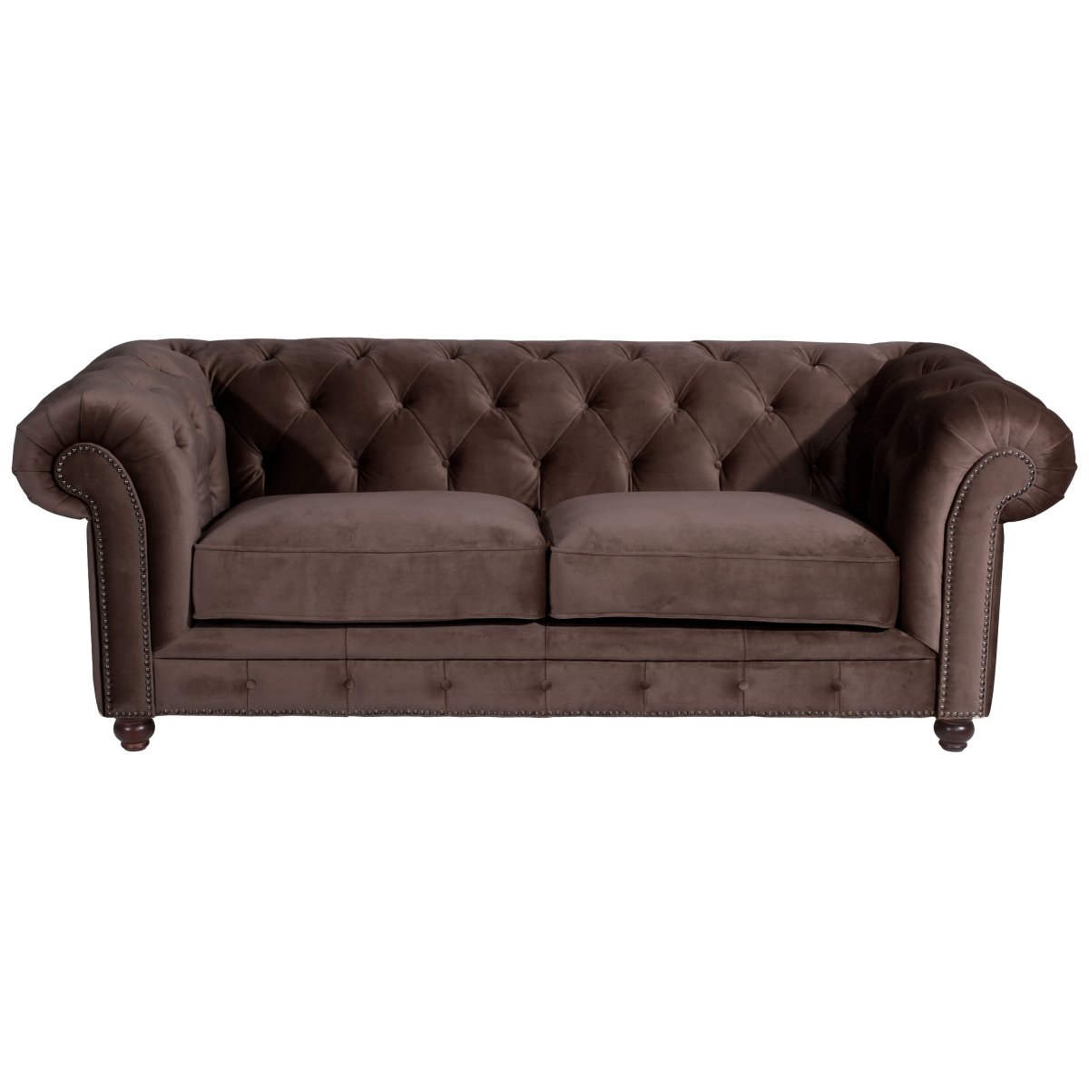 Max Winzer - 2,5-Sitzer Sofa Orleans Samtvelour in 8 Farben