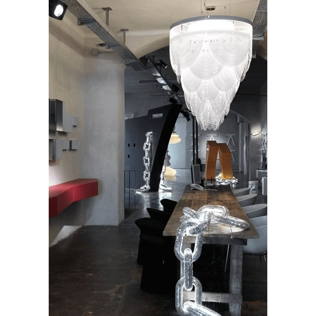 Slamp - CEREMONY SUSPENSION SMALL Pendelleuchte in 3 Farben