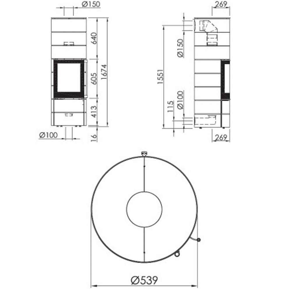 Spartherm - Kaminofen Ambiente A4 5,9 kW