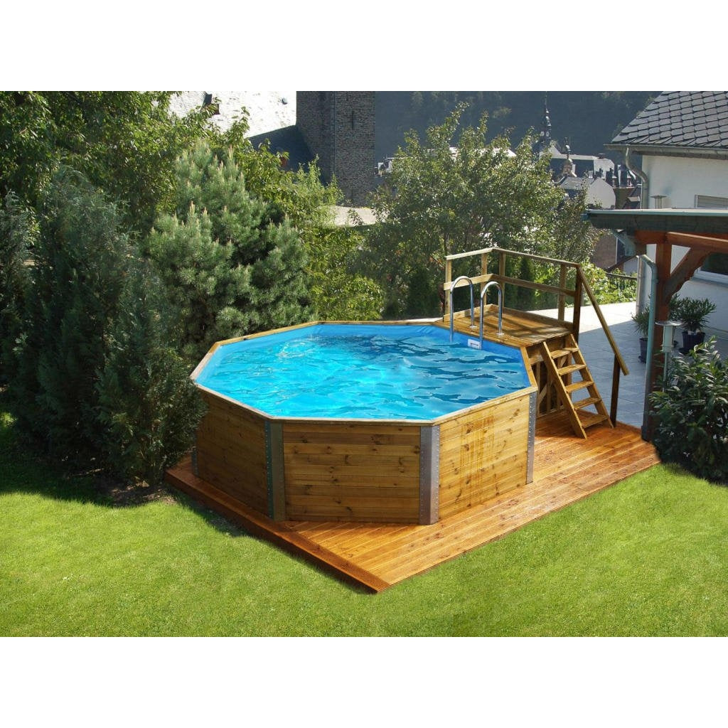 WEKA - MASSIVHOLZPOOL 593 B (476 x 376 cm)